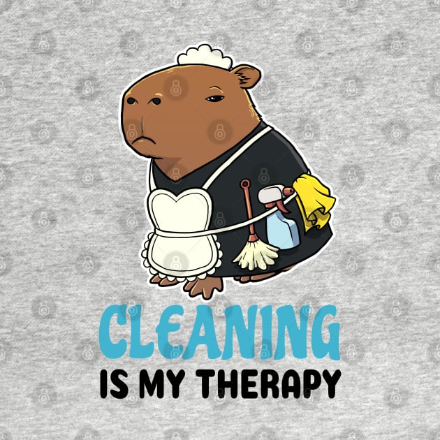 Cleaning is my therapy Capybara by capydays